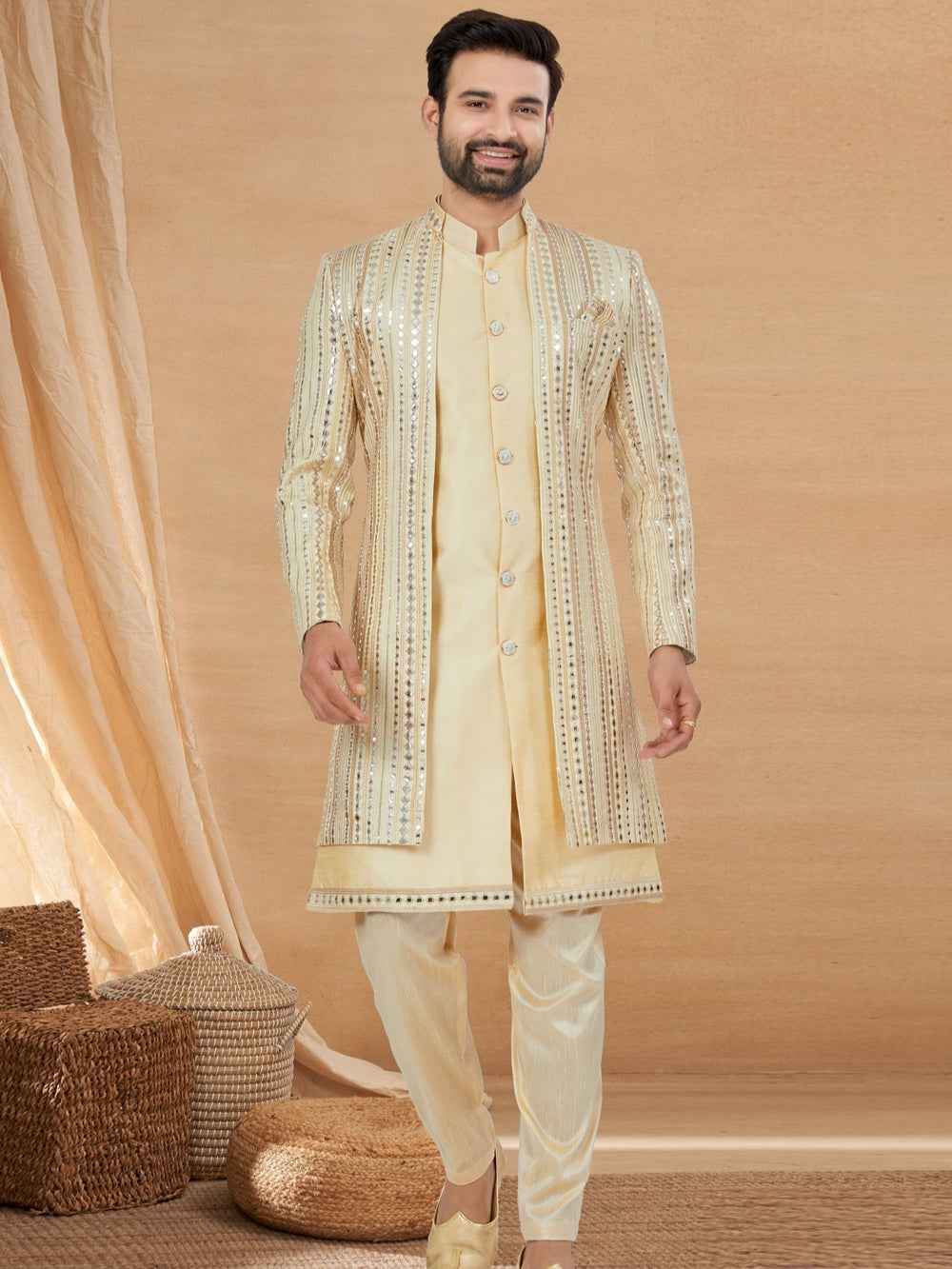 Kurta Pajama with Jacket